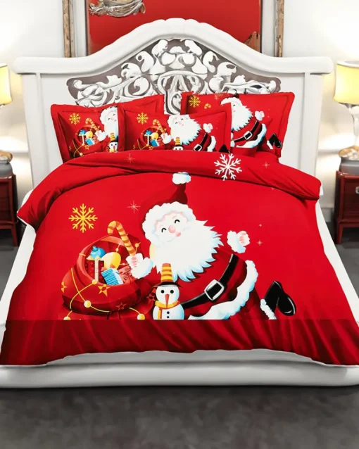 Best Pościel świąteczna 200x220 komplet 4-CZĘŚCI 200 X 220 Cm