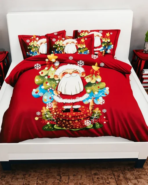 Best Pościel świąteczna 200x220 komplet 4-CZĘŚCI 200 X 220 Cm