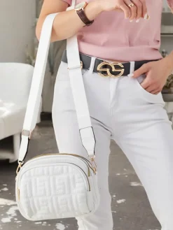 Online Półokrągła mała damska torebka z eko skóry Damskie Małe Torebki