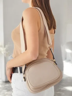 New Półokrągła mała damska torebka z eko skóry Damskie Małe Torebki