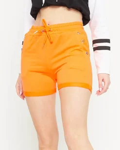 Best Pomarańczowe owe krótkie spodenki Szorty|Krótkie Spodenki