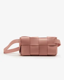 Best Różowa damska torebka typu nerka Damskie Nerki I Saszetki|Małe Torebki