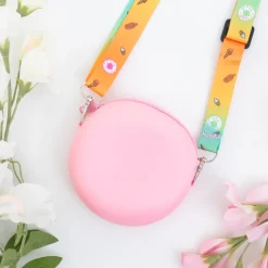 Różowa torebka z pączkiem Dziewczęce