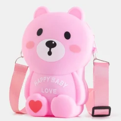 Best Różowa torebka w kształcie misia Dziewczęce