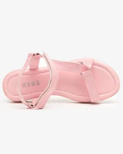 Online Różowe damskie płaskie sandały Hereris Sandały Płaskie