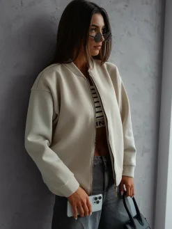 Discount Rozpinana bluza typu bomberka Bluzy