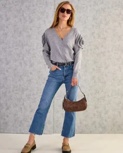 Sale Rozpinany damski sweter Swetry