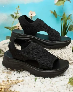 Best Sandałki damskie z cholewką Viss Sandały Płaskie