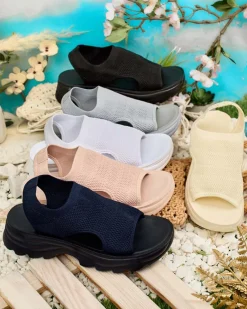 Best Sandałki damskie z cholewką Viss Sandały Płaskie