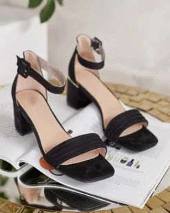 New Sandałki damskie na słupku Ninoma Buty Na Wielkie Wyjście|Sandały Na Słupku