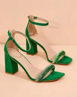 Hot Sandałki damskie na słupku Mines Buty Na Wielkie Wyjście|Sandały Na Słupku