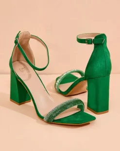 Hot Sandałki damskie na słupku Mines Buty Na Wielkie Wyjście|Sandały Na Słupku