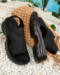 New Sandałki damskie z cholewką i cyrkoniami Alebin Sandały Płaskie