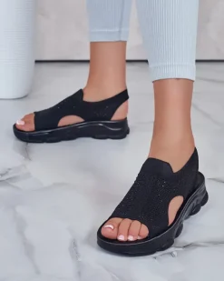 Best Sandałki damskie z cholewką Volin Sandały Płaskie