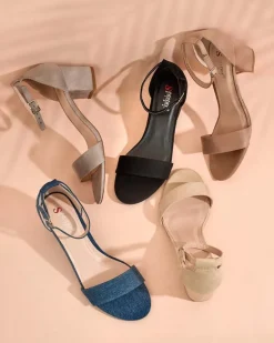 Best Sandały damskie na słupku Solefos Buty Na Wielkie Wyjście|Sandały Na Słupku