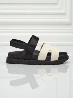 Sale Sandały damskie zapinane na rzep Velcro Chic Sandały Płaskie