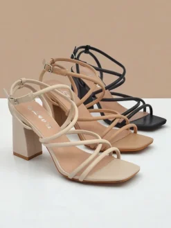 New Sandały damskie na słupku Elysia Buty Na Wielkie Wyjście|Sandały Na Słupku