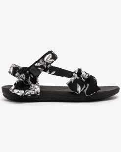 Outlet Sandały damskie z printem w kolorze m Andreti Sandały Płaskie