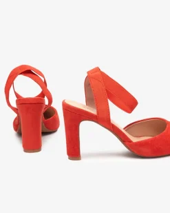 Sale Sandały damskie na słupku w kolorze m Brossi Buty Na Wielkie Wyjście|Klasyczne