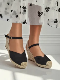 Discount Sandały damskie na koturnie Solara Espadryle Espadryle Na Koturnie|Sandały Na Koturnie