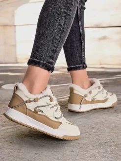 Sneakersy damskie z ociepleniem Esioo Damskie Sneakersy|Ocieplane