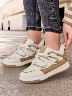 Sneakersy damskie z ociepleniem Esioo Damskie Sneakersy|Ocieplane