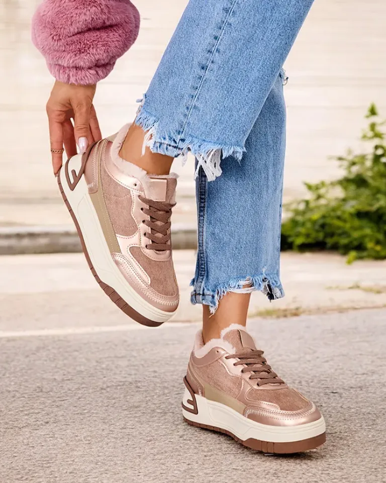 Sale Sneakersy damskie z ociepleniem Garres Damskie Ocieplane|Sneakersy