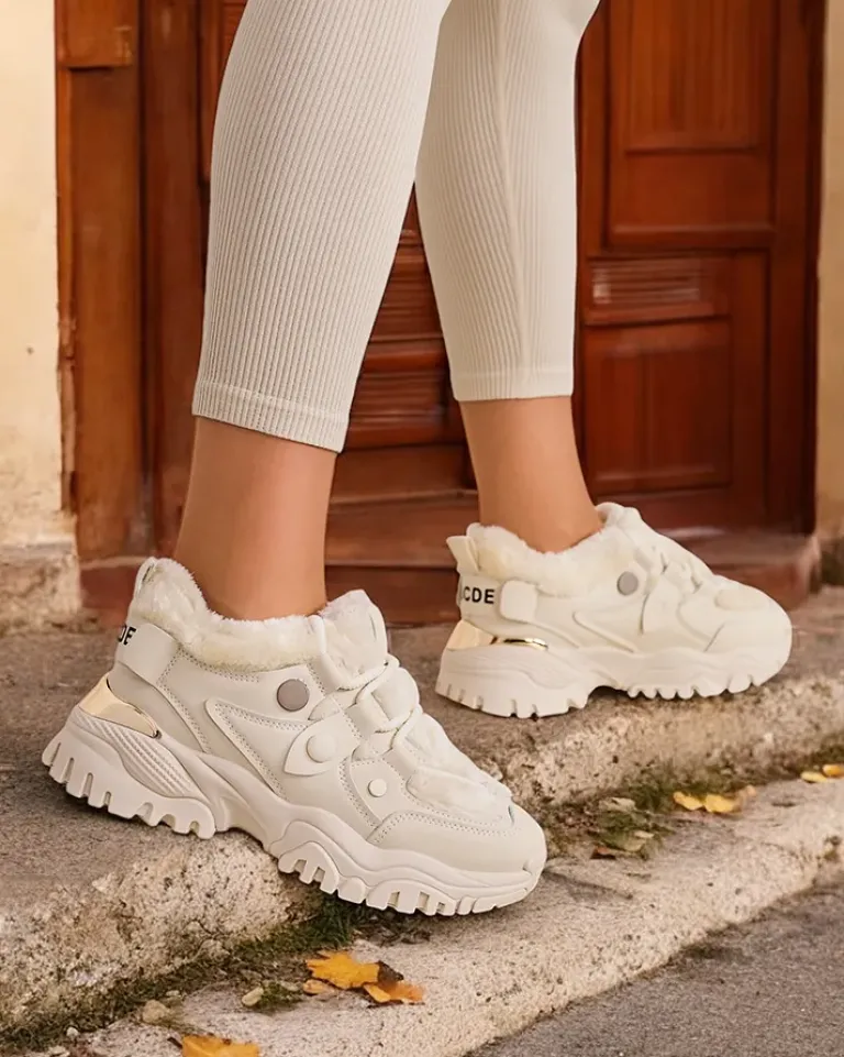 Best Sneakersy damskie z ociepleniem Poriomo Damskie Ocieplane|Sneakersy