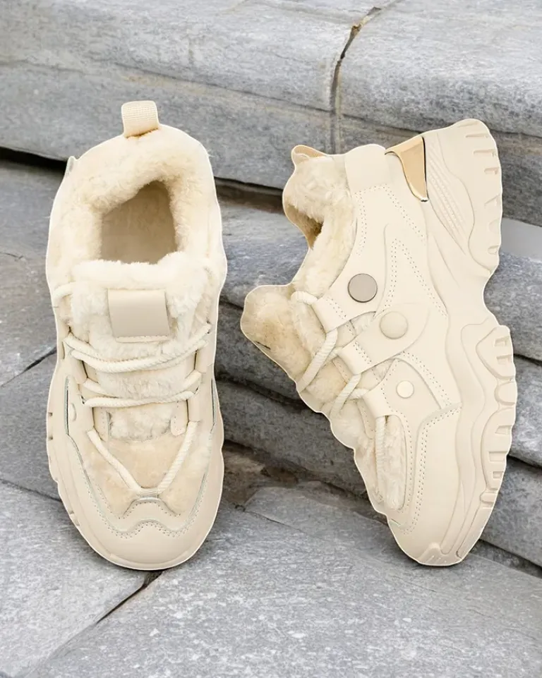 Best Sneakersy damskie z ociepleniem Poriomo Damskie Ocieplane|Sneakersy