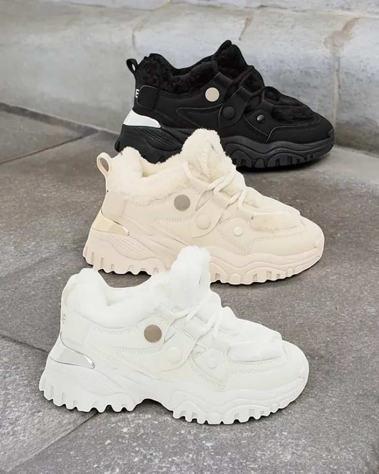 Best Sneakersy damskie z ociepleniem Poriomo Damskie Ocieplane|Sneakersy