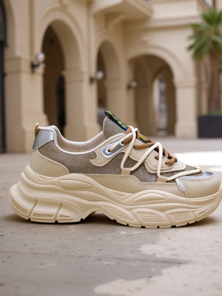 Sneakersy damskie na grubszej podeszwie Teresii Damskie Sneakersy