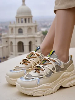 Sneakersy damskie na grubszej podeszwie Teresii Damskie Sneakersy