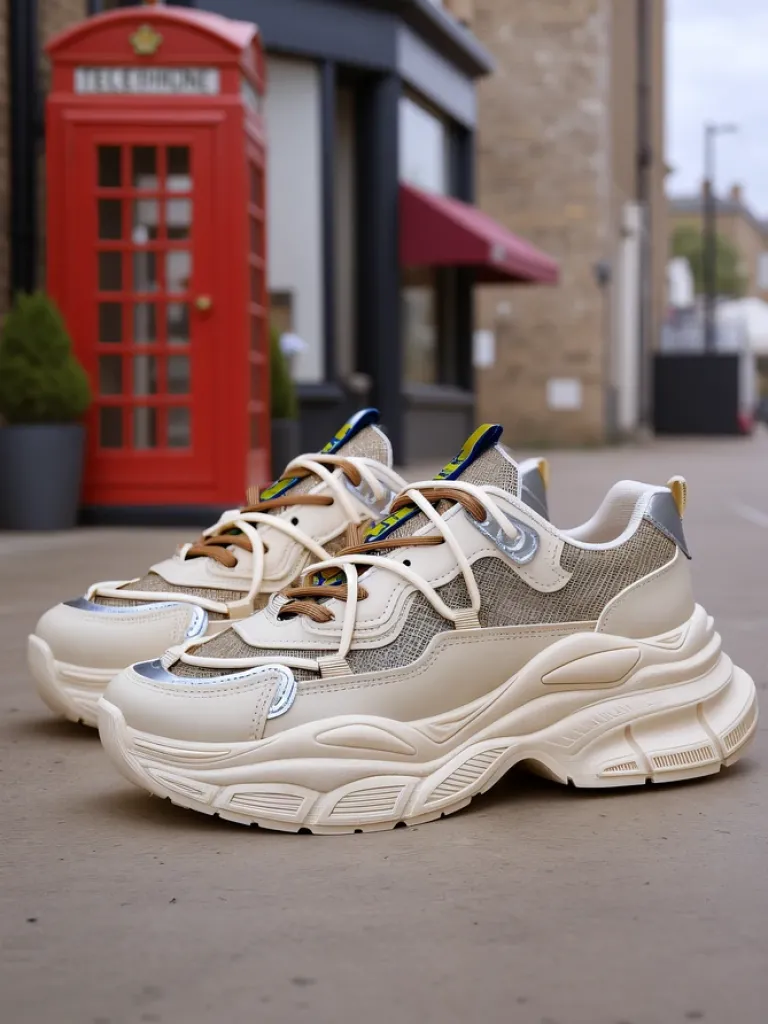 Sneakersy damskie na grubszej podeszwie Teresii Damskie Sneakersy