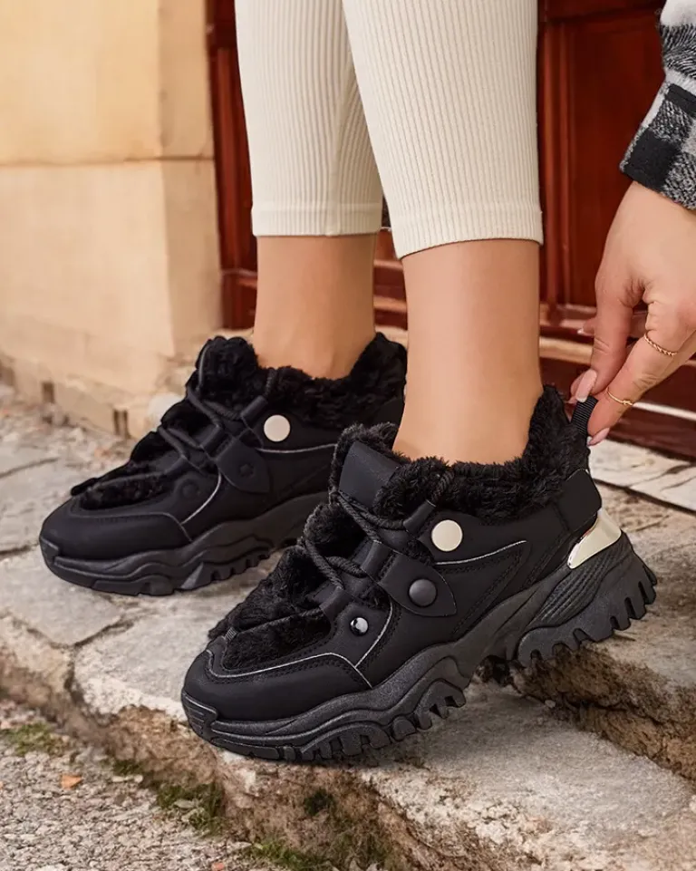 Best Sneakersy damskie z ociepleniem Poriomo Damskie Ocieplane|Sneakersy