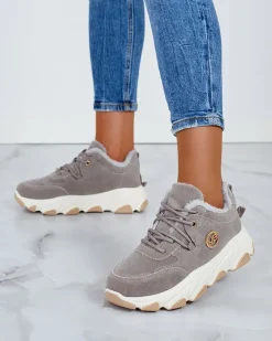 Sale Sneakersy damskie z ociepleniem Caromi Damskie Ocieplane|Sneakersy