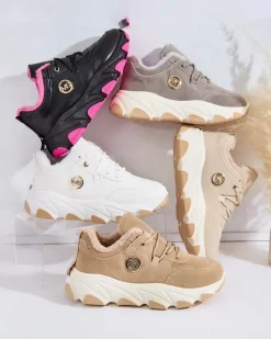 Sale Sneakersy damskie z ociepleniem Caromi Damskie Ocieplane|Sneakersy