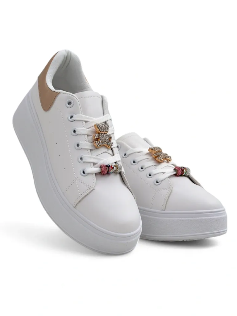 Sneakersy damskie na platformie Nendal Damskie Sneakersy