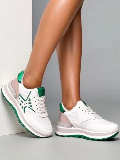 Sneakersy damskie z brokatem Senues Damskie Sneakersy