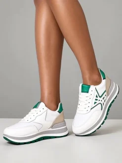 Sneakersy damskie z brokatem Senues Damskie Sneakersy