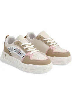 Best Sneakersy damskie z brokatem Samoles Damskie Sneakersy