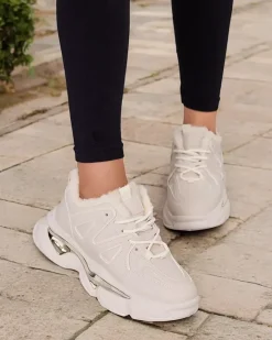 Outlet Sneakersy damskie z ociepleniem Comiv Damskie Ocieplane|Sneakersy