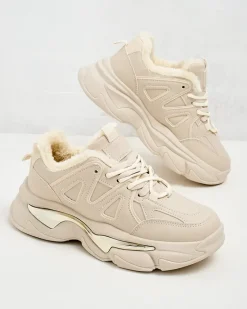Outlet Sneakersy damskie z ociepleniem Comiv Damskie Ocieplane|Sneakersy