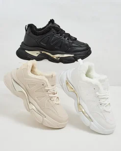 Outlet Sneakersy damskie z ociepleniem Comiv Damskie Ocieplane|Sneakersy