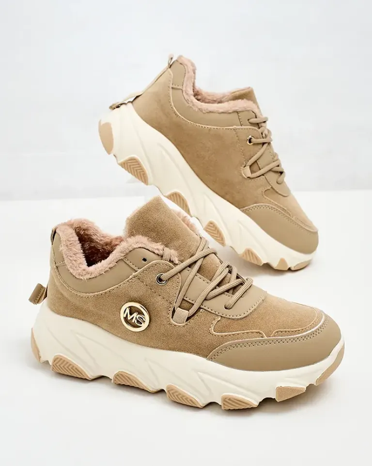 Sneakersy damskie z ociepleniem Aronni Damskie Ocieplane|Sneakersy