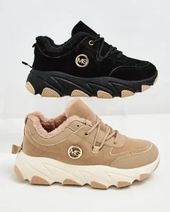 Sneakersy damskie z ociepleniem Aronni Damskie Ocieplane|Sneakersy