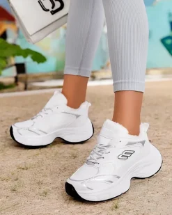 Outlet Sneakersy damskie z ociepleniem Cimen Damskie Ocieplane|Sneakersy