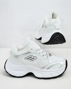 Outlet Sneakersy damskie z ociepleniem Cimen Damskie Ocieplane|Sneakersy