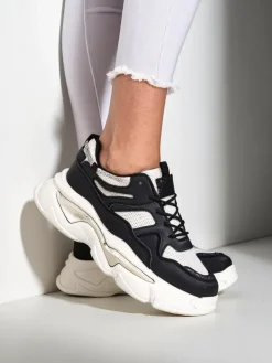 Outlet Sneakersy damskie na grubszej podeszwie Lesalli Damskie Sneakersy