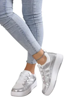 Best Sneakersy damskie na grubszej podeszwie Assaqi Damskie Sneakersy