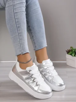 Best Sneakersy damskie na grubszej podeszwie Assaqi Damskie Sneakersy